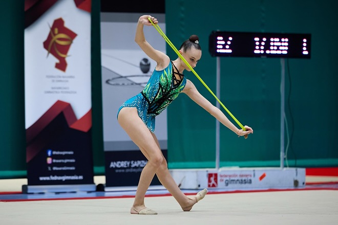 Más de 400 gimnastas se dieron cita en el Trofeo Comunidad Foral de Navarra